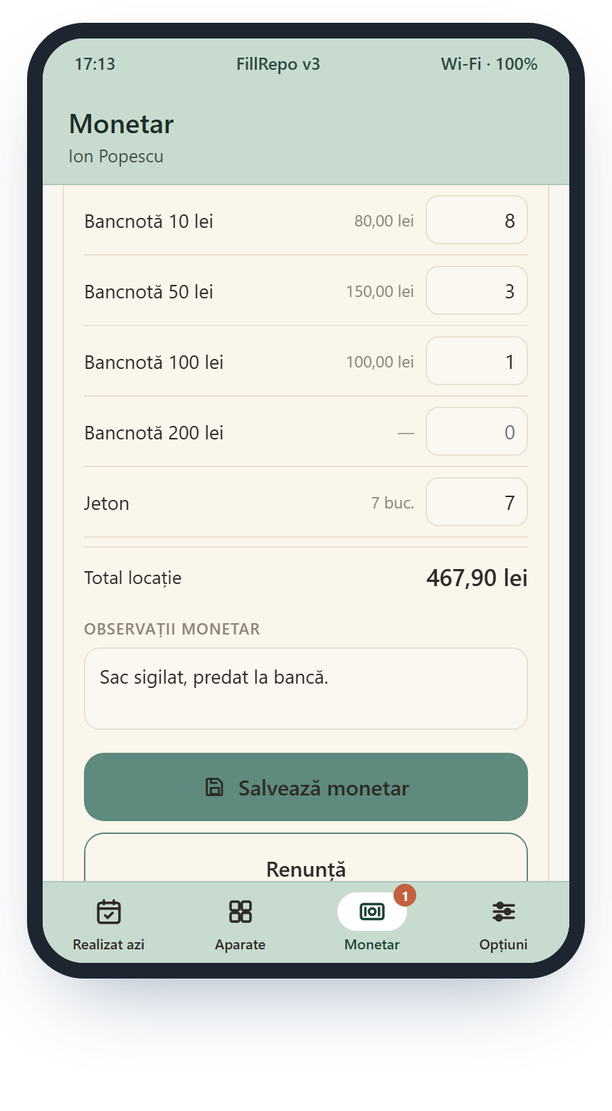 Business · cafea — 3.0.3, în producție